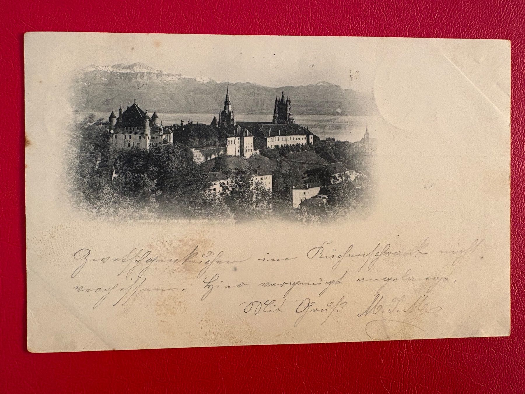 Ansichtskarten: 1897 // Lausanne – Gebraucht aus St-Légier-Chiésaz von Theo006