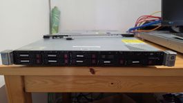 HP ProLiant DL360p G8, 256 GB,  2 Xeon E5-2670, 4 SSD, 4 HDD