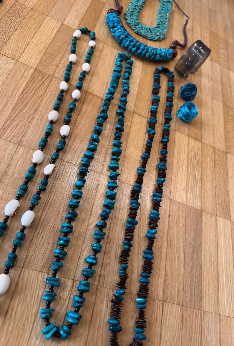 Sonstiger Schmuck: Collane e orecchini turchese estate📿💍 – Gebraucht aus Viganello von BlackPanda0003 1