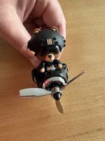 Auto Duftspender Bär Pilot schwarz neuwertig