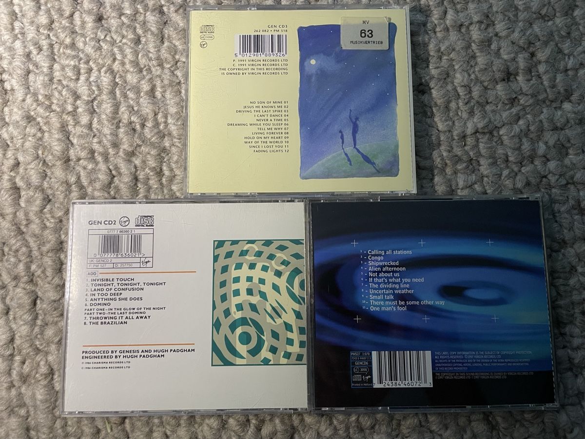 CDs: 3x Genesis  – Neuf (Voir description) à Reinach AG par trigger7811 1