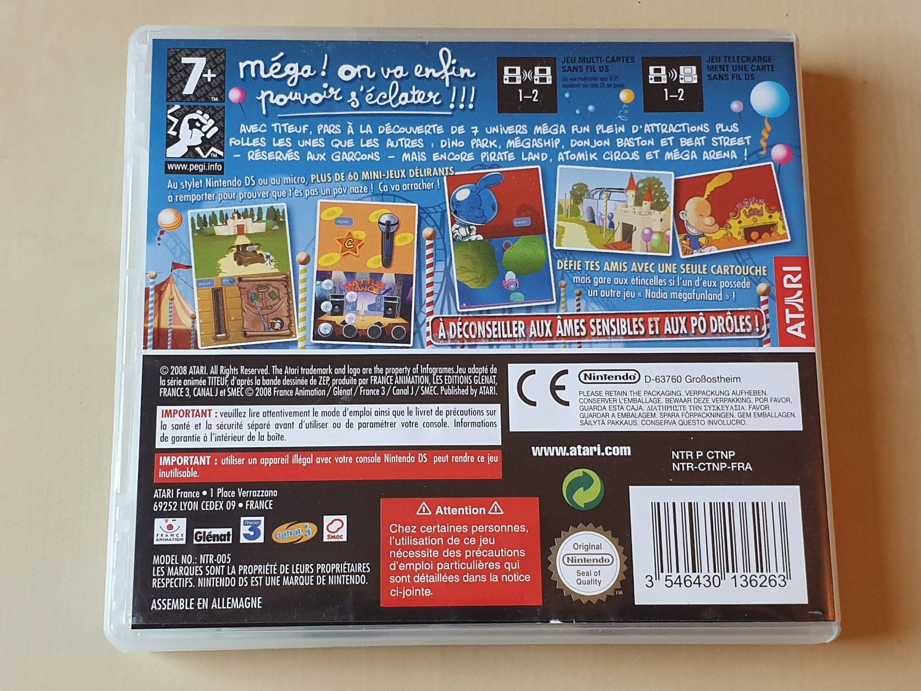 Nintendo Giochi: Titeuf Mega Fun Land – Usato da Stansstad venduto da collectorsshop 1