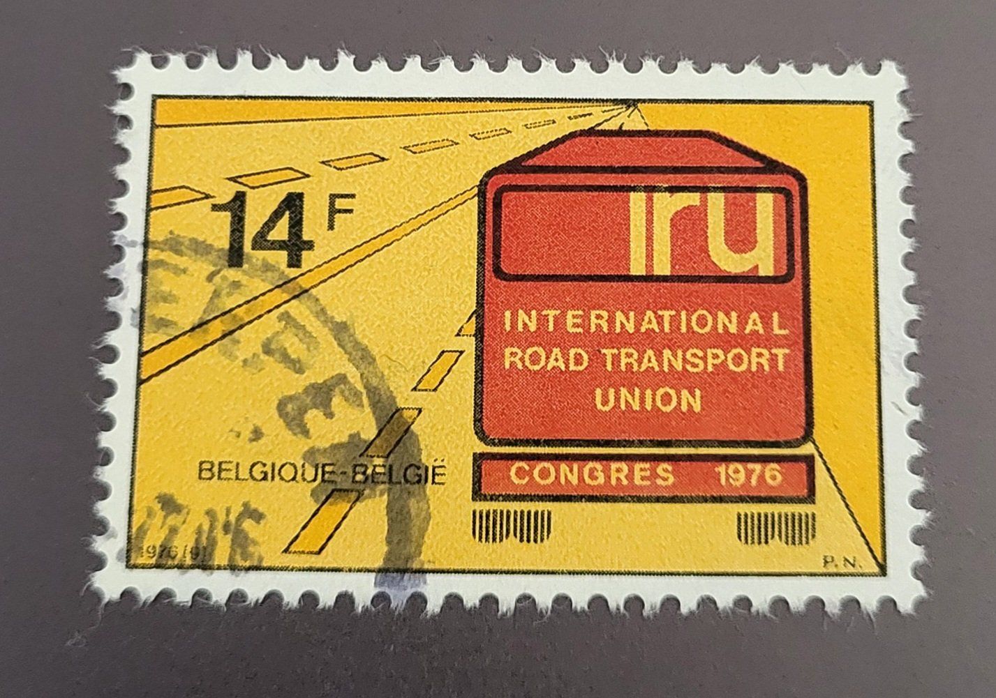 Tutti i francobolli: Belgien 1976 briefmarke – Usato da St Gallen venduto da Stampsalshobby