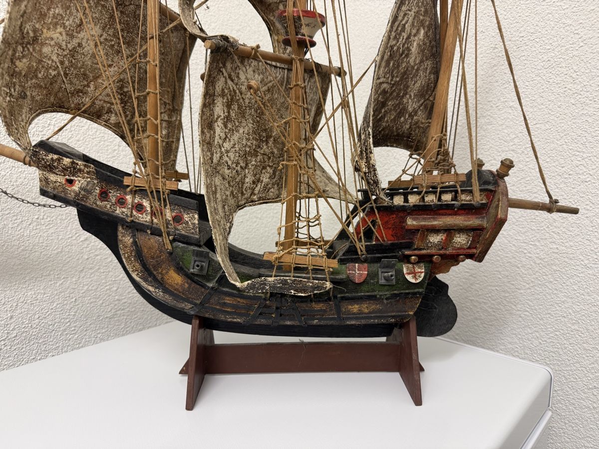Kit di modellismo & Modellini statici: Schiffsmodell Segelschiff Modell Schiff Santa Maria – Usato da Goldach venduto da Messerguru 1
