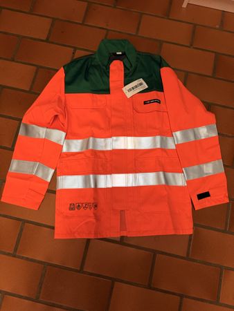 Arbeitsjacke (SBB) schwerentflammbar orange Grösse 44 neu 