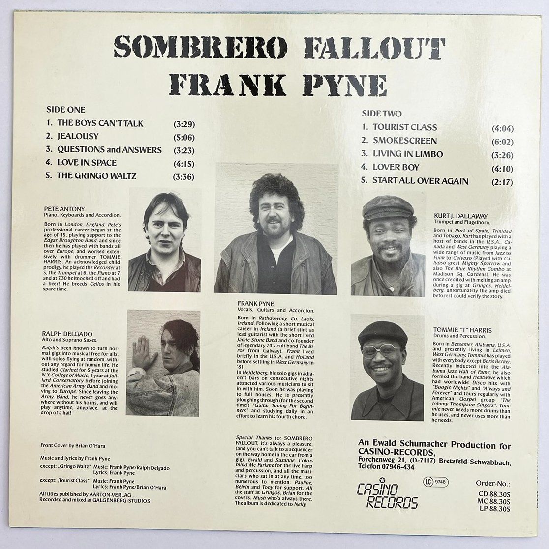Schallplatten: LP: FRANK PYNE - Sombrero Fallout – Neu (gemäss Beschreibung) aus Frenkendorf von Yard-Sale-2000 1
