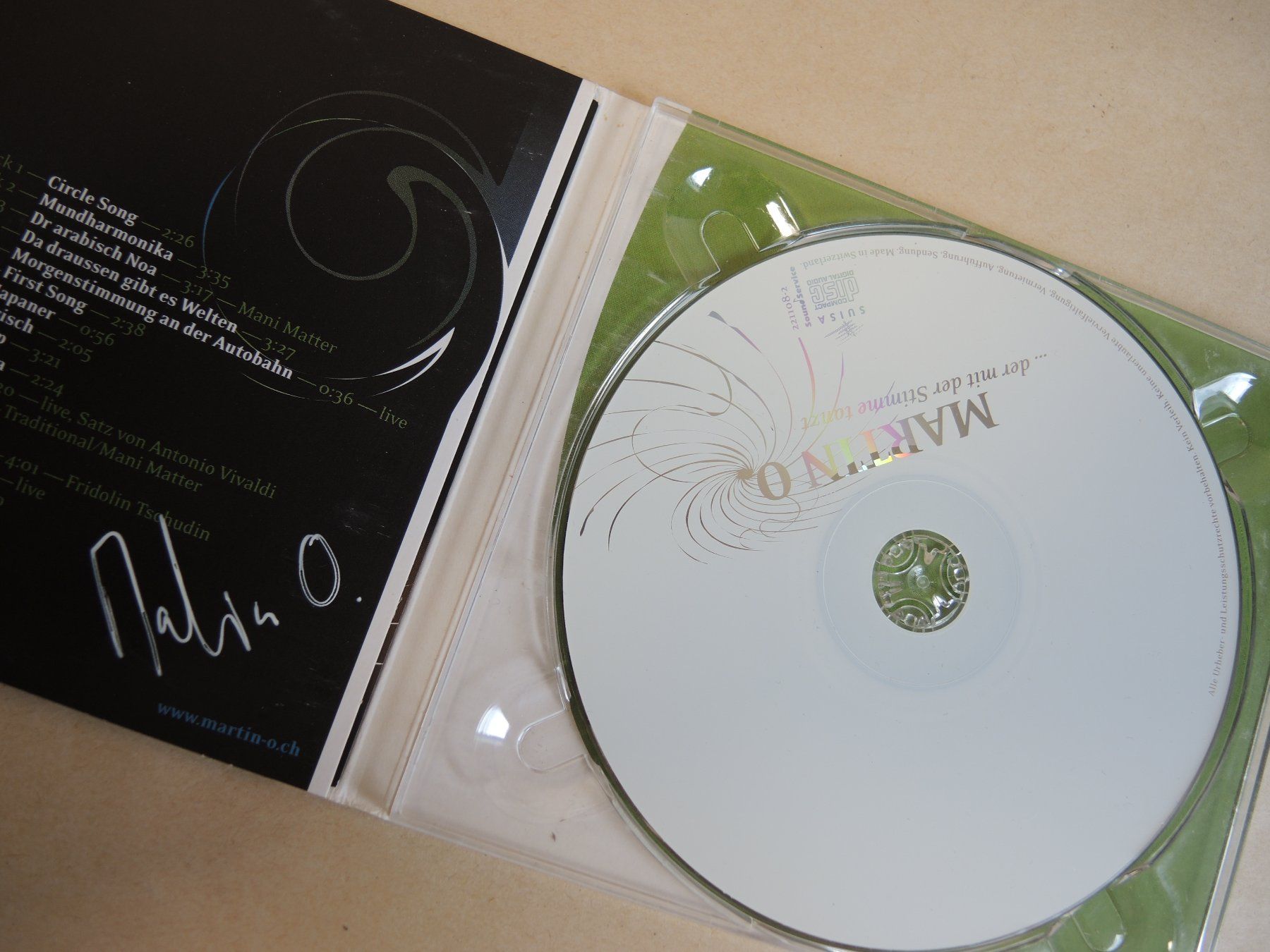 CDs: Martin O. CD  ... der mit der Stimme tanzt – Gebraucht aus Rorschach von maeck8 1
