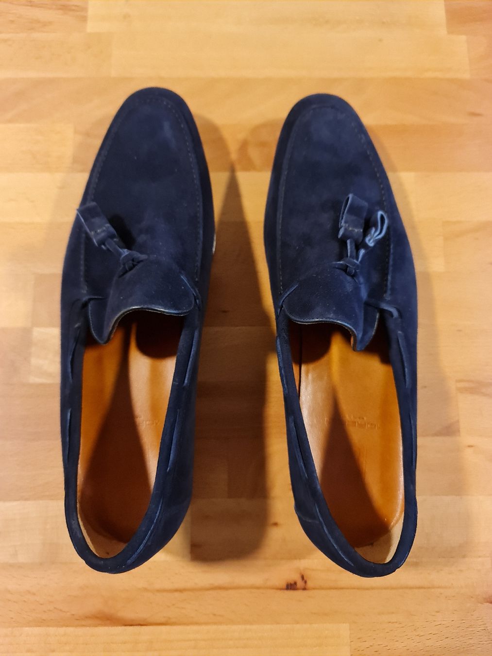 Scarpe da uomo: Moreschi Schuhe. Nabukleder Dunkelblau – Nuovo (secondo la descrizione) da Basel venduto da Bafidu 3