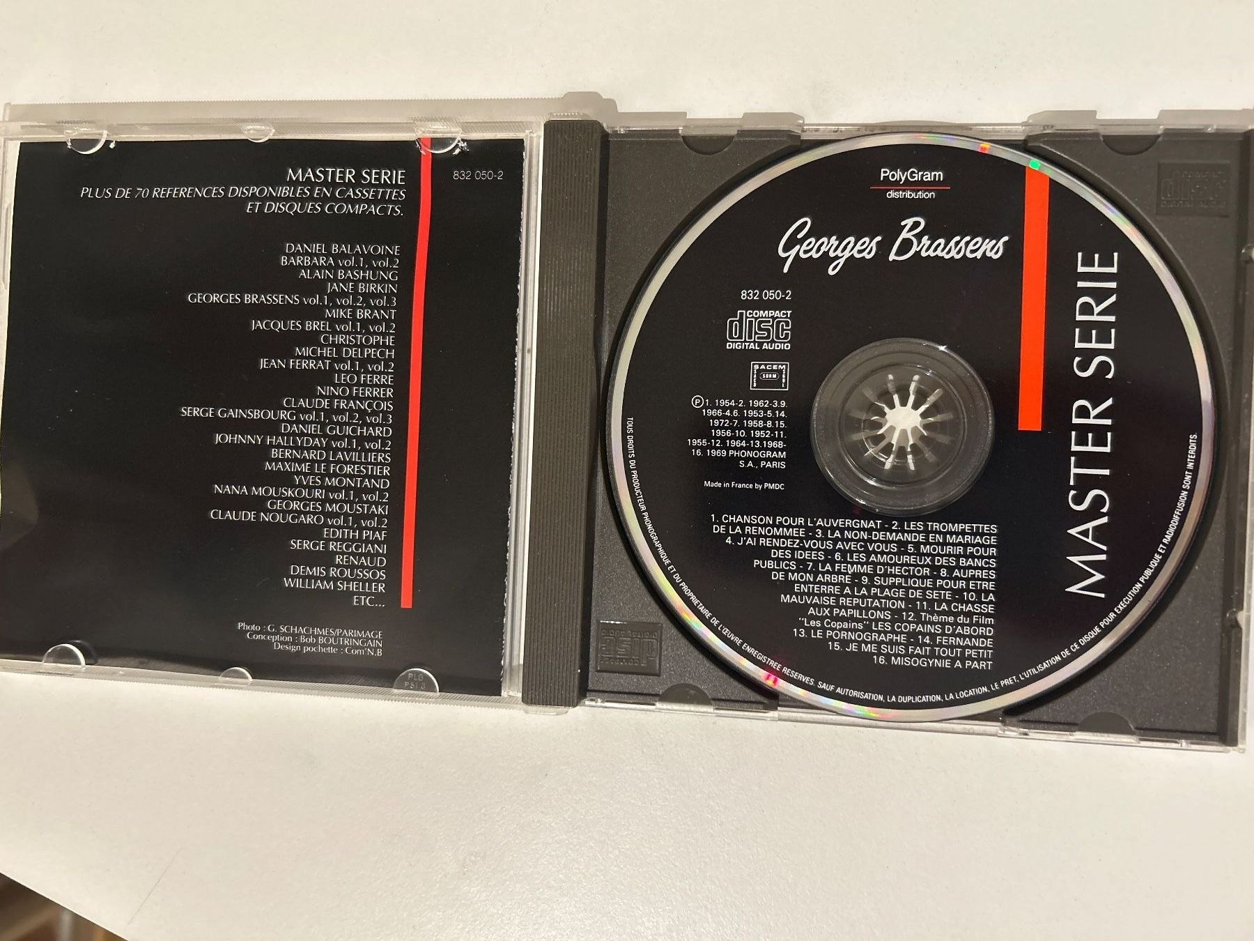 CDs: CD- Georges Brassens - Master Serie Vol.1 (CD) – Gebraucht aus Guntershausen von Gloominati 2