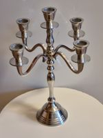 Kerzenständer 5-armig Metall Vintage 30 cm