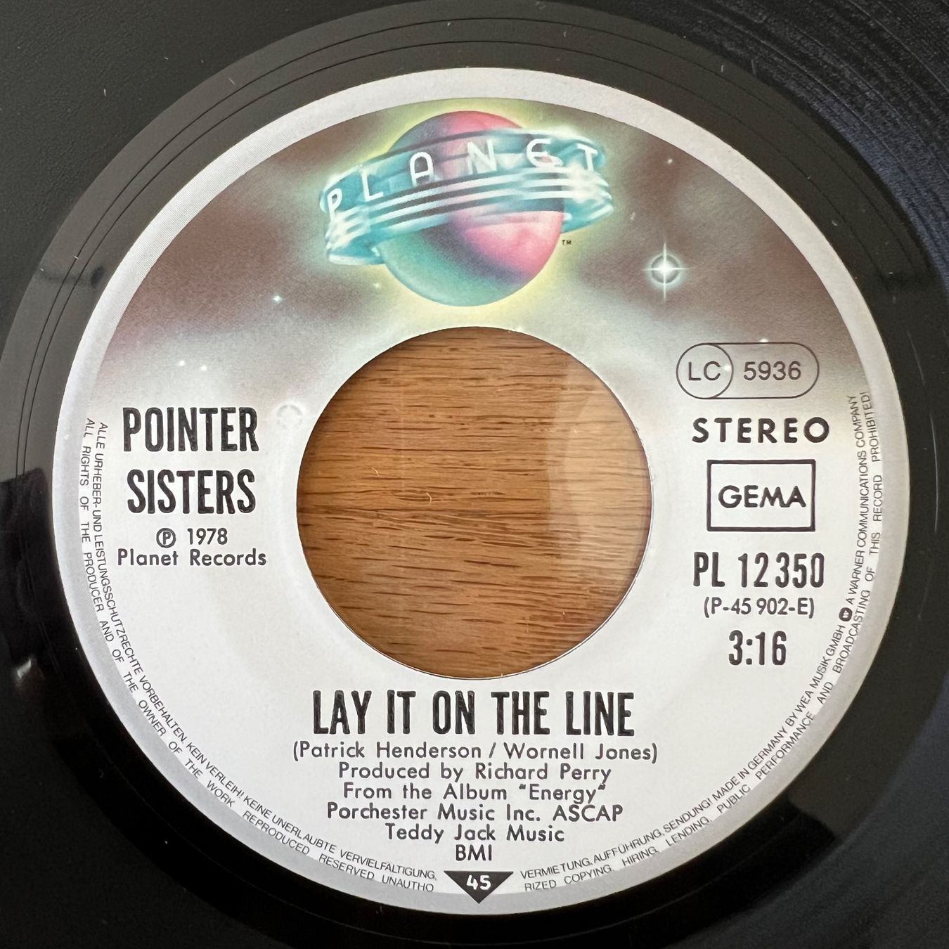 Dischi in vinile: Pointer Sister - Happiness / 1. D-Press. 1979 - Very nice – Usato da Gais venduto da soundcave57 3