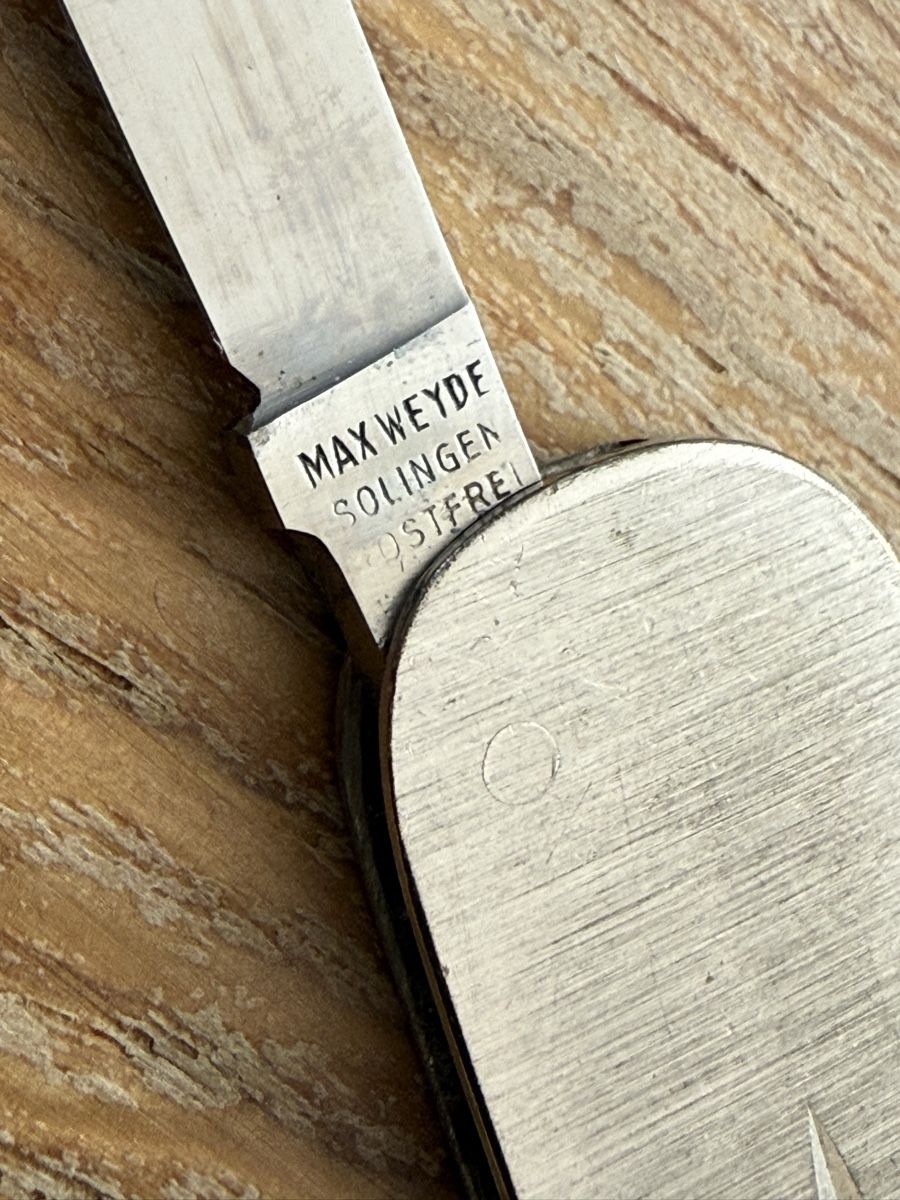 Solingen Coltelli tascabile: Antikes Taschenmesser Max Weyde Solingen – Usato da Goldach venduto da Messerguru 4