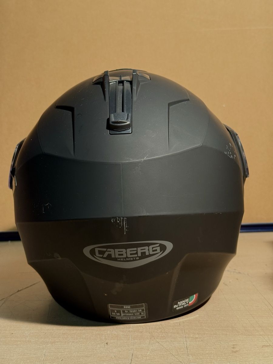 Caschi & visiere: Caberg Motorcycle Helmet - Matte Black - Size S 55-56 – Usato da Lausanne venduto da artnouveau04 4