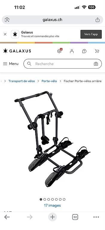 Fischer Pièces détachées: Porte vélo – D'occasion à Attalens par loreuh 2
