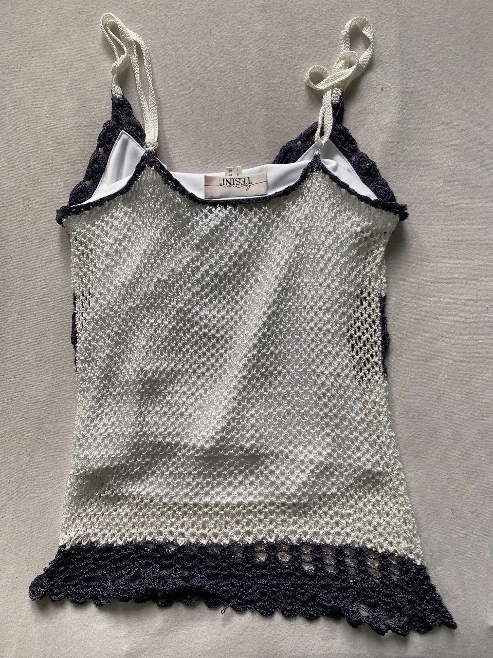 Tops: Paillettentop weiss Grösse 34 – Neu (gemäss Beschreibung) aus Altendorf von Jeshy15 3