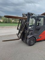Linde Dieselstapler mit Dreh und Klemmgabel