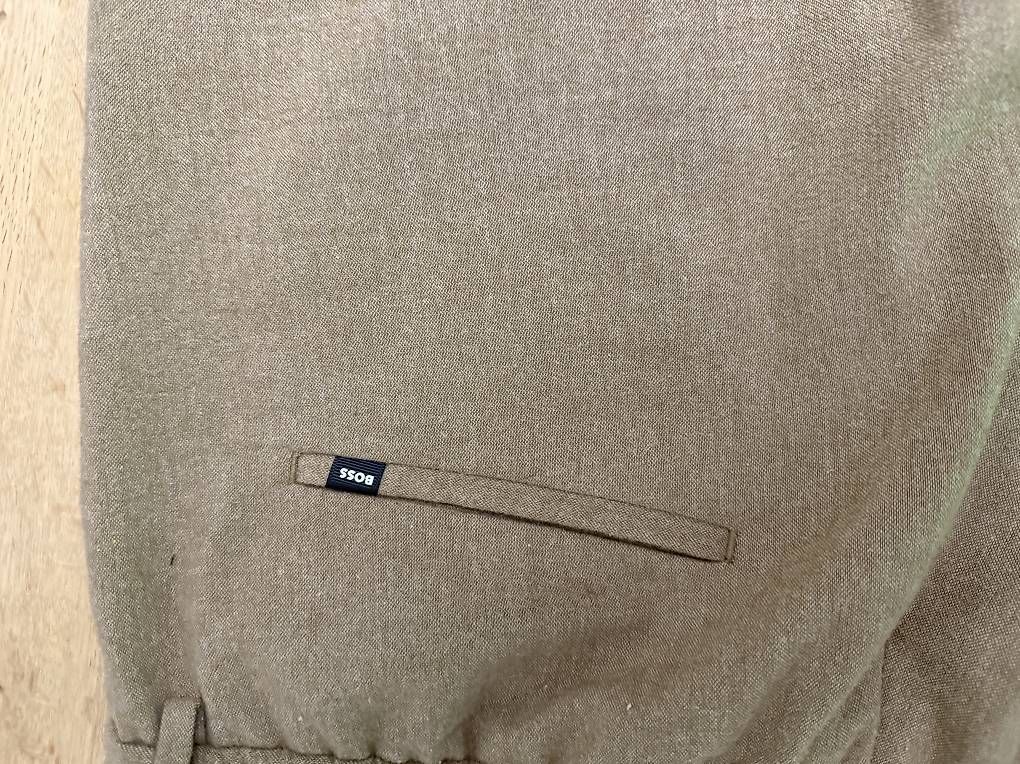 Hugo Boss Pantaloni: Hugo Boss Winter Tech Flannel Hose Beige – Usato da Schaffhausen venduto da Goni17 4