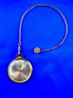 Elegante Dugena Taschenuhr, Vintage, vergoldet Aufziehwerk