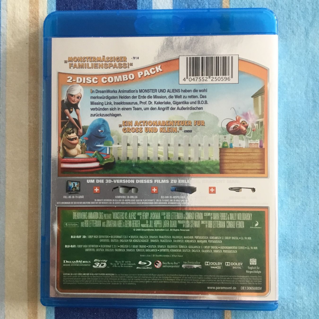 Alle DVDs: Monster und Aliens Blu Ray 3d + 2D – Neu (gemäss Beschreibung) aus Blauen von  1