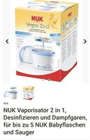 NUK Vaporisator 2 in 1, Desinfizieren + Dampfgaren