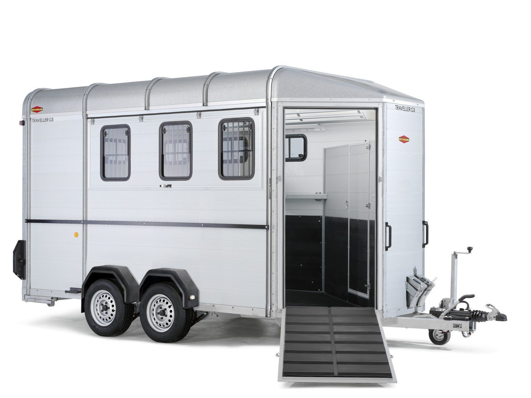 Böckmann Rimorchi: Böckmann Pferdeanhänger Traveller G3 – Nuovo e nell'imballaggio originale da Ruswil venduto da sigrist6017