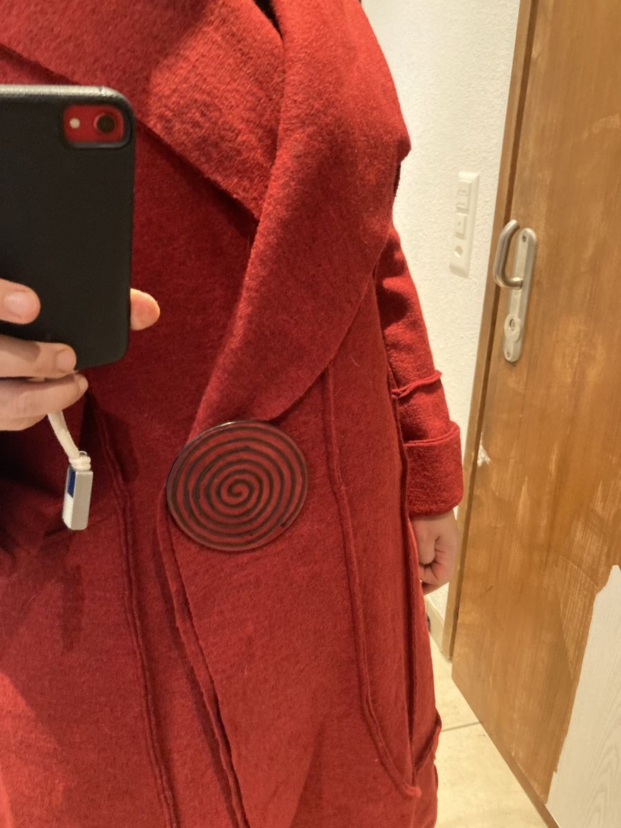 Cappotti: Roter Wollmantel Luisa Hahn – Nuovo (secondo la descrizione) da Orpund venduto da yana02 3