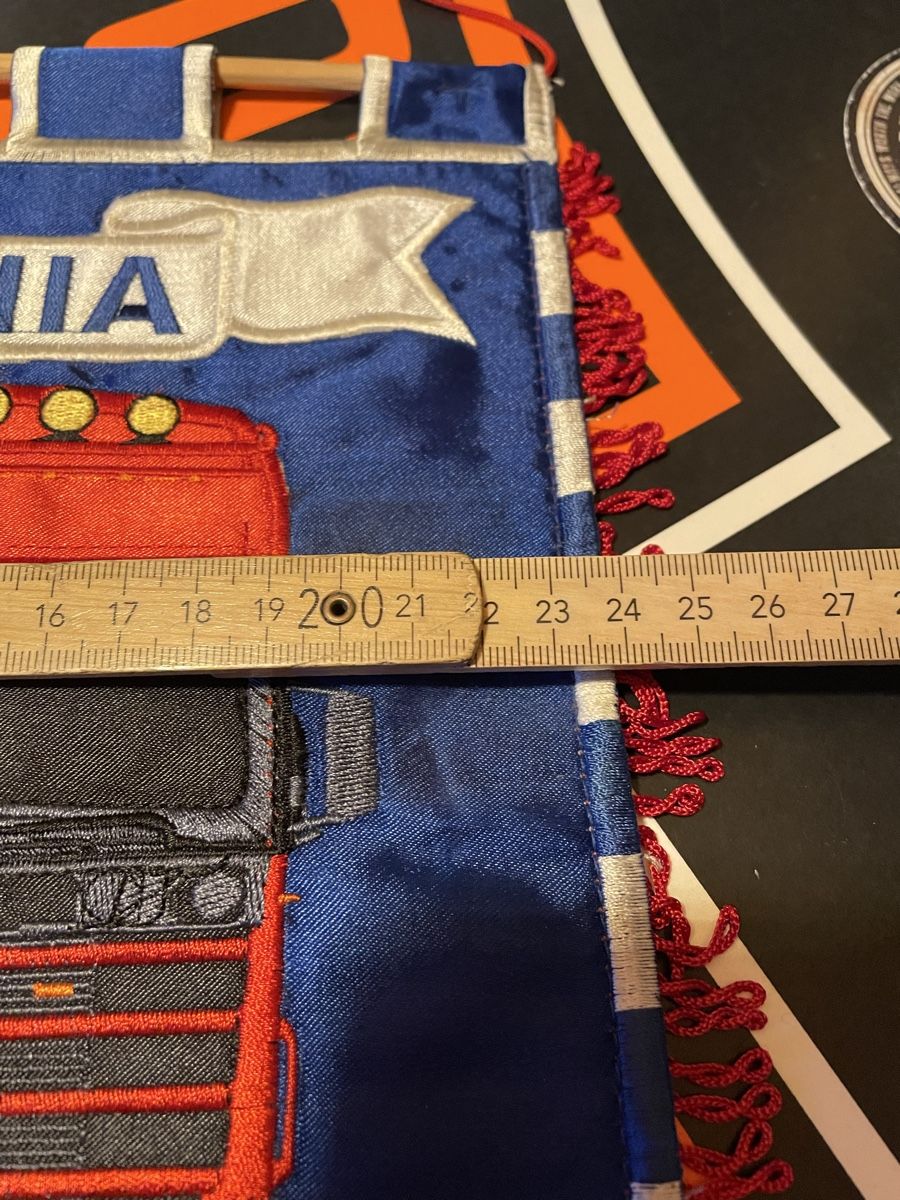 Fahnen: Scania Wimpel Groß gestickt – Gebraucht aus Unterägeri von Hotrod66 4