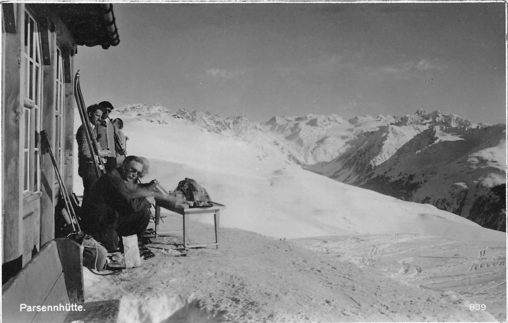Cartoline postali: Parsennhütte, Bromsilber – Usato da Ottikon b.Kemptth. venduto da Neptun1974