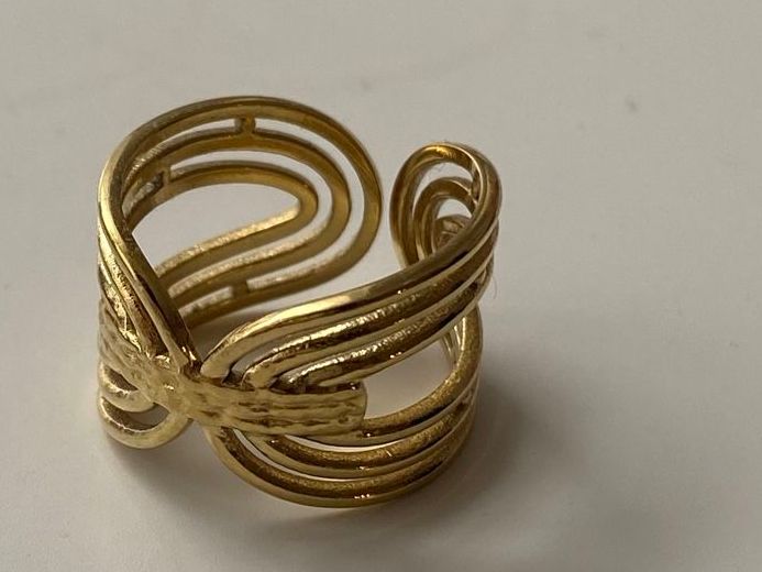 Anelli: 18KGP Goldene Edelstahl Ring – Nuovo (secondo la descrizione) da Givisiez venduto da dor_xb9k 1