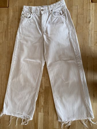 A SAISIR! MAGNIFIQUE Jeans denim blanc Zara EUR36