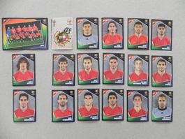 Panini Fussball EM 2004 Fehlliste Spanien 19 Stk. Nr. 68- 90