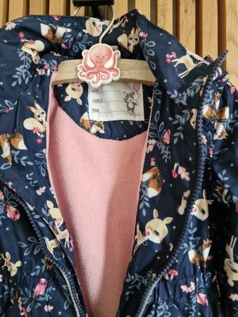 Winterjacke Mädchen, Grösse 98, Tier Muster