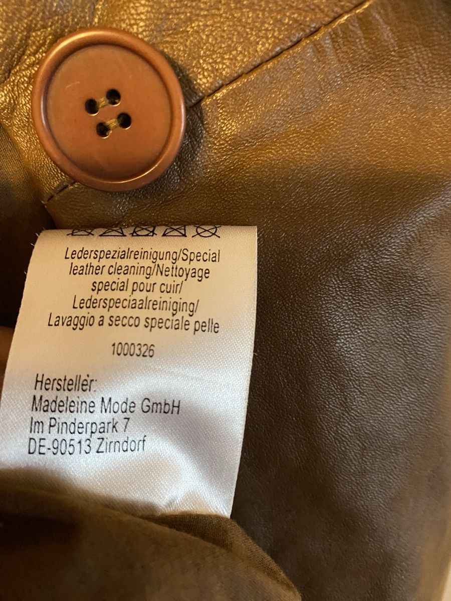 Cappotti: Ledermantel Damen Gr. 40 braun – Usato da Buchrain venduto da Sisi83 6