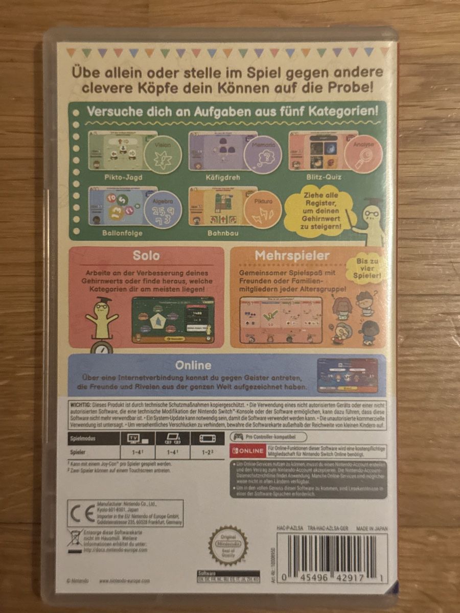 Nintendo Giochi: Big Brain Academy - Nintendo Switch – Usato da Zürich venduto da jabo22 1
