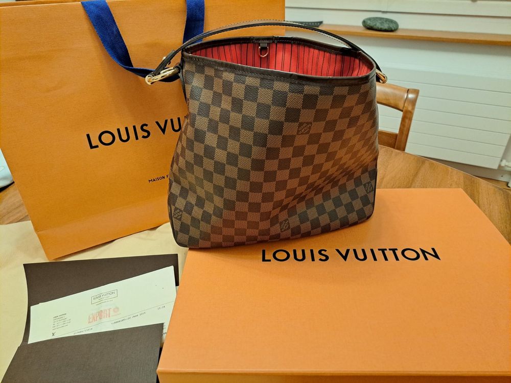 Sacs Louis Vuitton Delightful Marron d'occasion