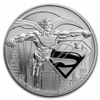 SUPERMAN 1 UNZE OZ 2021 SILBERMÜNZE SILBER LIMITED EDIT 15k!
