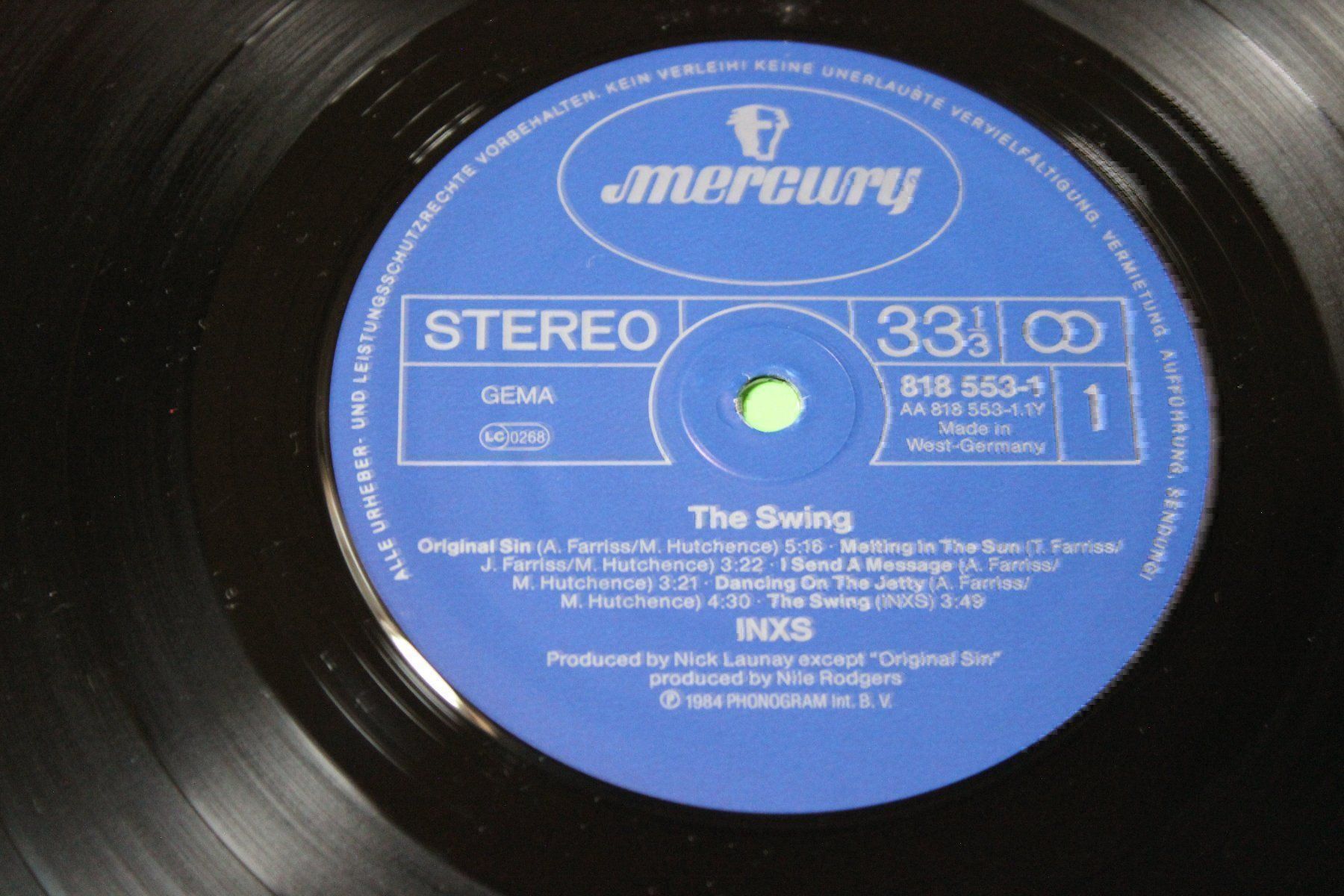 Dischi in vinile: INXS - THE SWING LP Vinyl (12") 1984 – Usato da Tübach venduto da JamesStone 2