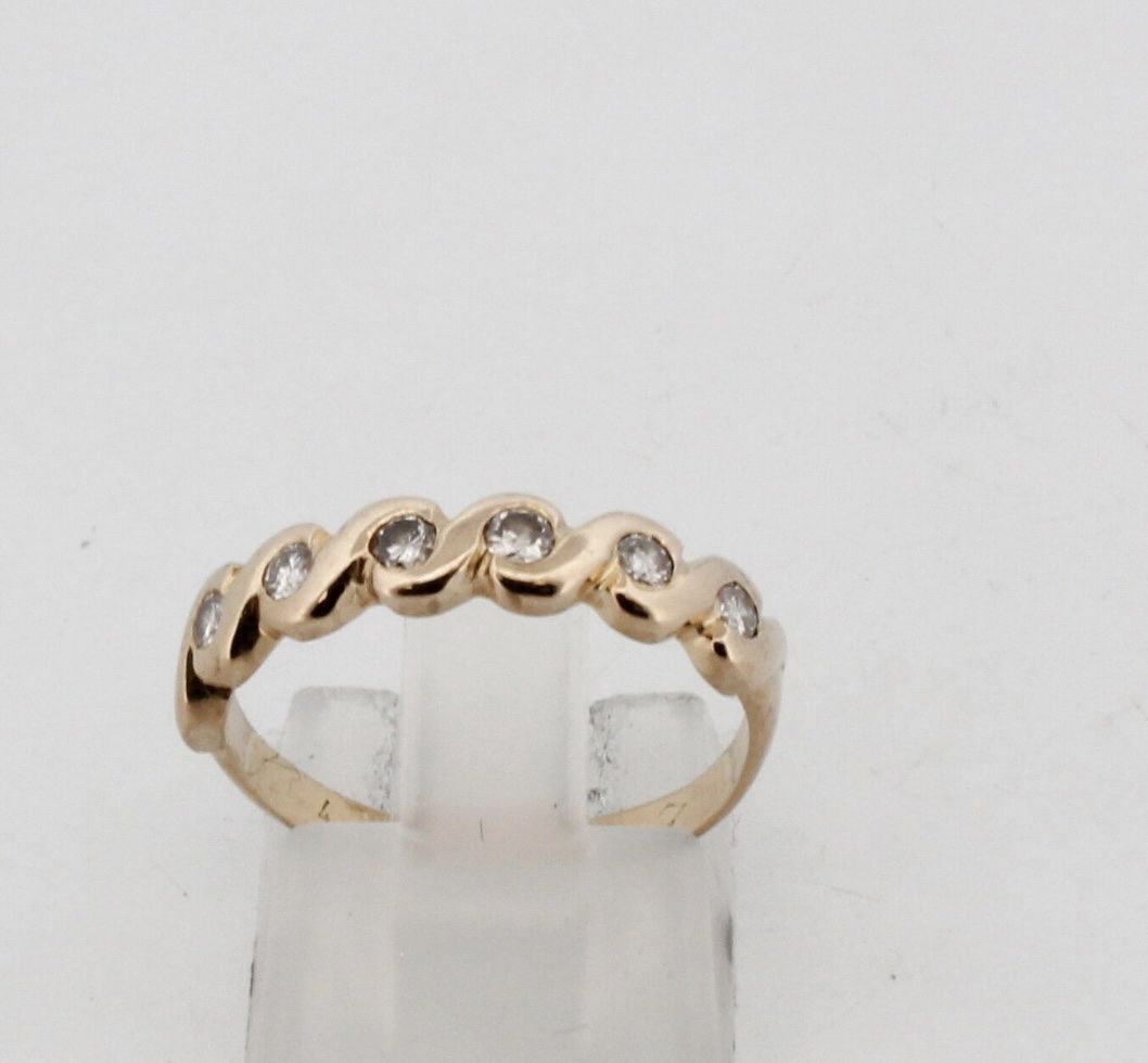Ringe: Classic 18k Yellow Gold Diamond Ring - size 54 – Gebraucht aus Cham von ppl_8lbl