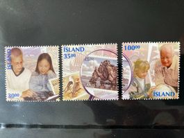 Island 1994 Einzelmarken aus Block Philatelie postfrisch