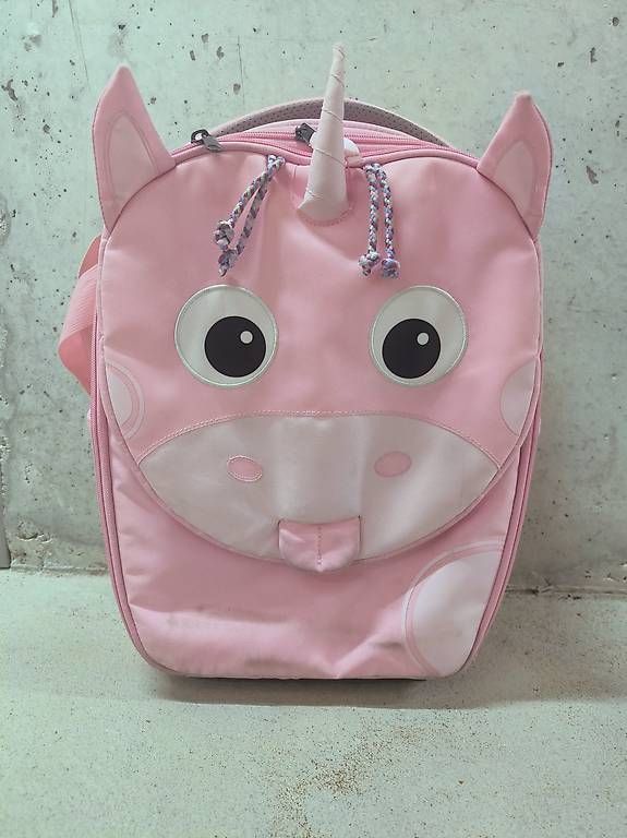 Valises & Sacs: Erna-Einhorn Kinderrollkoffer von Affenzahn – D'occasion à Zürich par Krimskrames