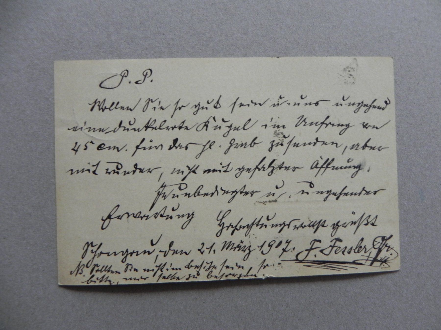 Cartoline postali: Aesch Luzern LU Post Stempel 1907 Karte – Usato da Siebnen venduto da krimsie 1