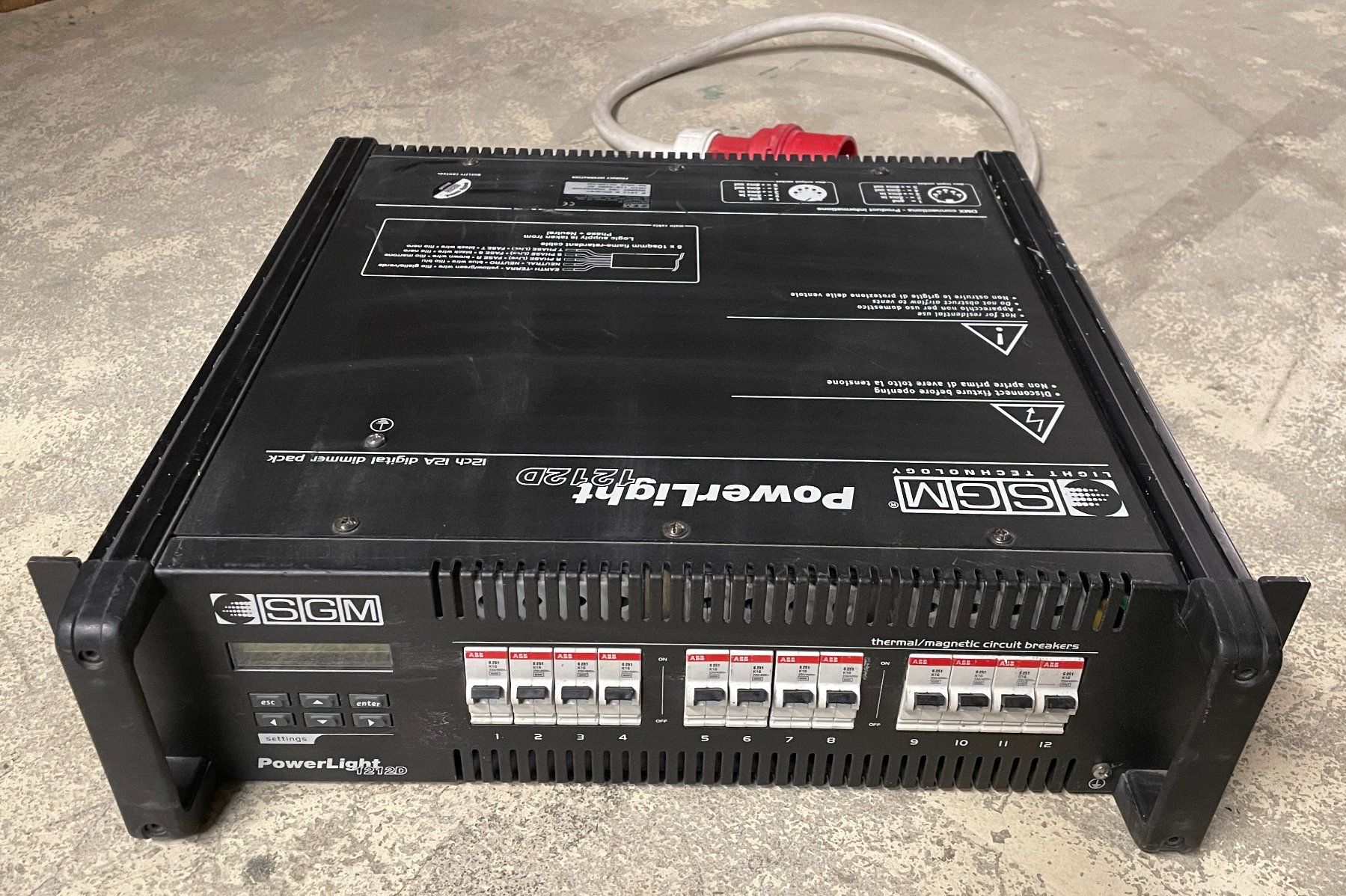 Console di mixaggio: Dimmer SGM Powerlight 1212D Socapex – Usato da Bülach venduto da Ruedimax