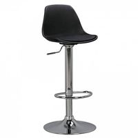 AMSTYLE KORSIKA Barhocker Kunstleder Schwarz NEU - SPM2.001