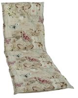 Liegenauflage Schmetterling beige Auflage 190x60cm