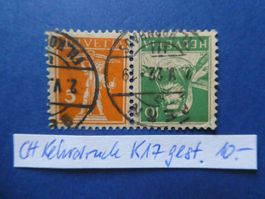 CH Kehrdruck K17 gestempelt