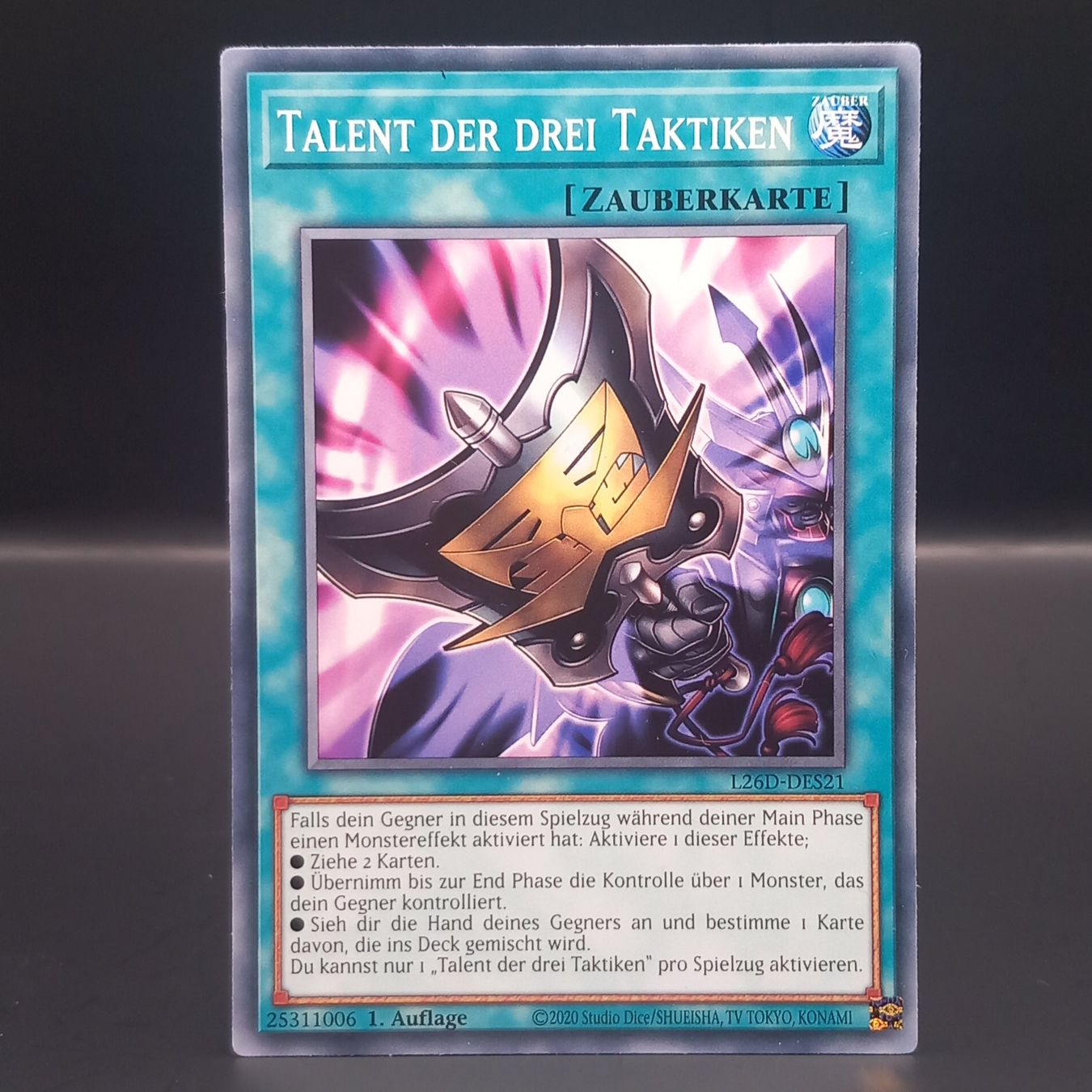 Yugioh Carte collezionabili: Talent der drei Taktiken - Common - DE – Nuovo (secondo la descrizione) da Basel venduto da LegacyLink