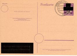 Postkarte Stadt Strausberg 1945 (deutsches Reich)