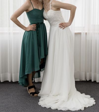 Cocktailkleid Swing Türkisgrün