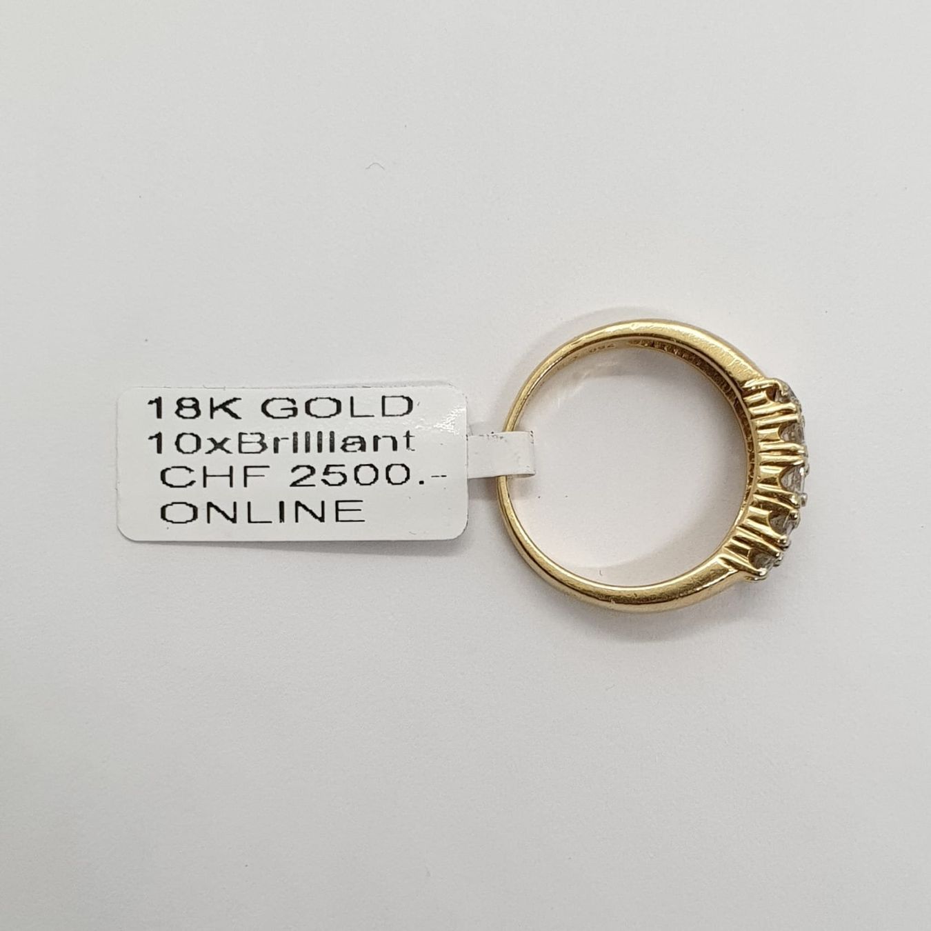 Ringe: Echt 18K Gold -  Brilliant Ring – Gebraucht aus Luzern von Luzern-Goldhaus 3