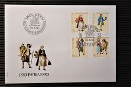 1990 FDC Ausrufbilder
